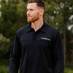 Rocawear Waffle Knit Zip Pocket 1/4 Adhesive Close Black XXL Preppy Streetwear